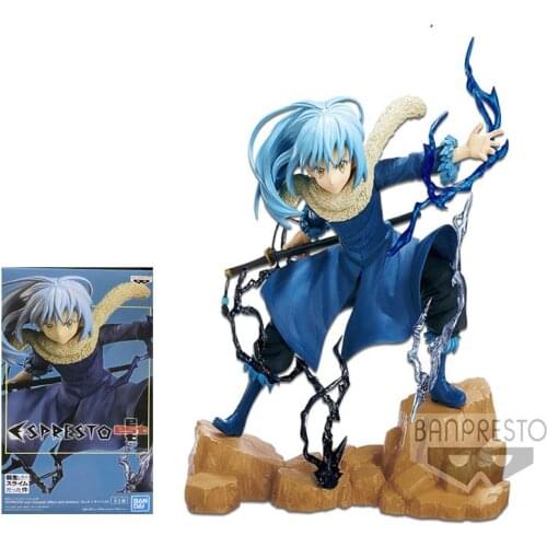 Bandai That Time I Got Reincarnated as a Slime Rimuru Tempest Pvc Assembly Model Western Animiation Action Figure Kids Toys