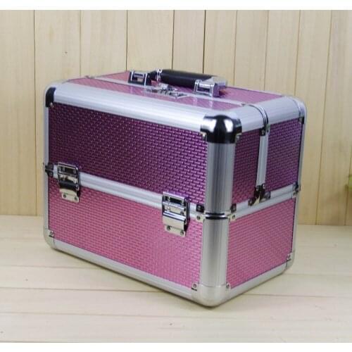 Large Cosmetic Bags Wholesale Necklace Earring Box Jewelry Display Case Travel Wash Makeup Bag Beauty Case