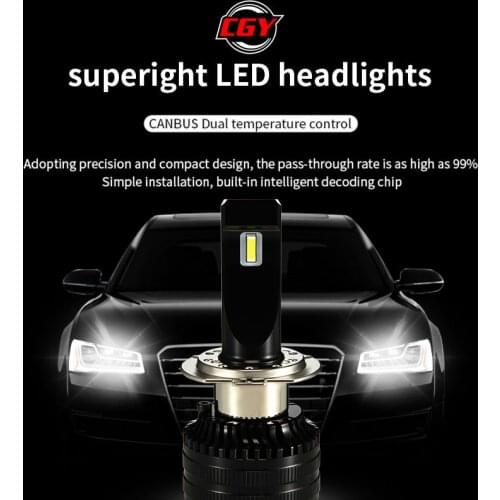 CGY H7 Led Headlight Turbo 16000Lm H1 H4 Bulbs High Low Beam Lamps 4300K 6000K 8000K 9005 9006 Fog Lights All Renault series
