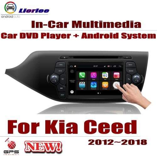 For Kia Ceed (JD) 2012-2018 Car Android GPS Navigation DVD Player Radio Stereo AMP BT USB SD AUX WIFI HD Screen Multimedia