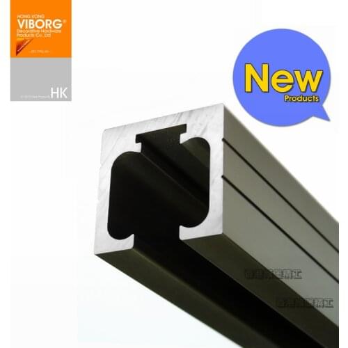 VIBORG 2-Meter Extra-thick Roll Sliding Door Track, Slinding Door Hanger Roller Track Sliding Door Hanging Wheel Track