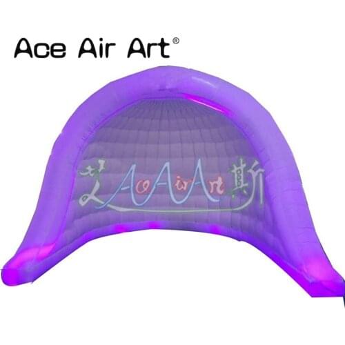 Hot sale inflatable outdoor events advertising exhibition dome tent with LED light made in China