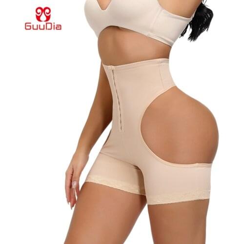 GUUDIA Butt Lifter Shapers Body Shaper Push Up Girdle Hi Waist Cincher Tummy Control Panties with Hook Sexy Thong Shapewear