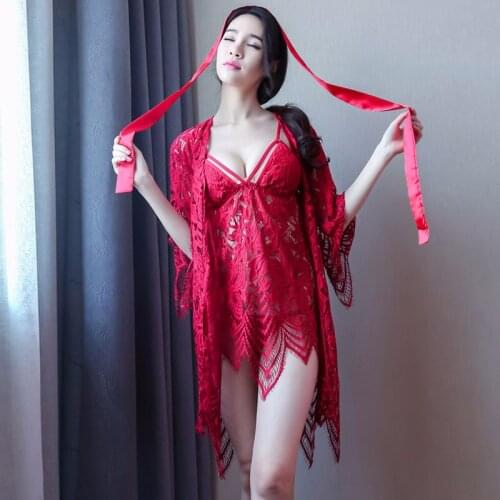 Shower Robe Bathrobe Baby Doll Lace Bridesmaid Bride Luxury Sexy Women Wedding Kimono Soft Cozy Sleepwear Nightgown Dress White