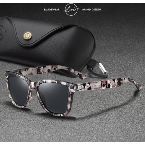 LM 2021 Trending Sport Men Square Sunglasses Polarized Outdoor Driving Punk Unisex Goggle Sun Glasses Female UV400 Oculos de sol