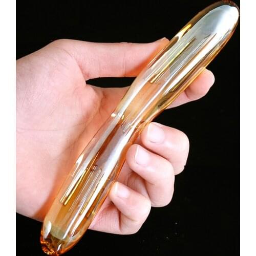 Medical-Grade Long Glass Anal Butt Plug G Spot Anus Dilator Stimulator Dildo Prostata Massager for Man Women Anal Sex Toys