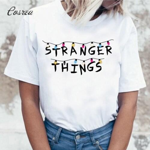 Wholesale Dustin Nancy Wheeler Eleven Mens T-shirt Cotton Round Tee Shirt Hip Hop Streetwear Stranger Things T Shirt Male