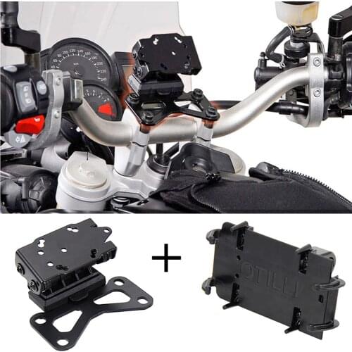 NEW Motorcycle Accessories GPS Navigaton Plate Bracket For 250/300/400/450/525 EXC Front Phone Stand Holder Phone