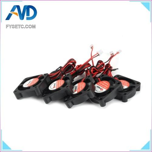 5pcs 3D Printer Parts DC 24V 4010 Cooling Fan 40x40x10mm 0.08A Hydraulic Bearing Radiator Super Silent For Ender-3
