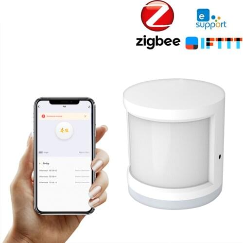 ZigBee PIR Motion Sensor Wireless Passive Infrared Detector Security Burglar Alarm Sensor eWelink APP Control Super Mini Powered