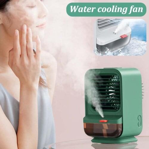 Portable Air Cooler Desktop Super Quiet Mini Air Conditioner Ice Air Cooler Fan for Home Office Room SDF-SHIP