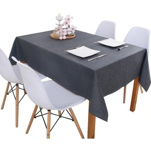 QQPQGG Linen Tablecloths On The Table
