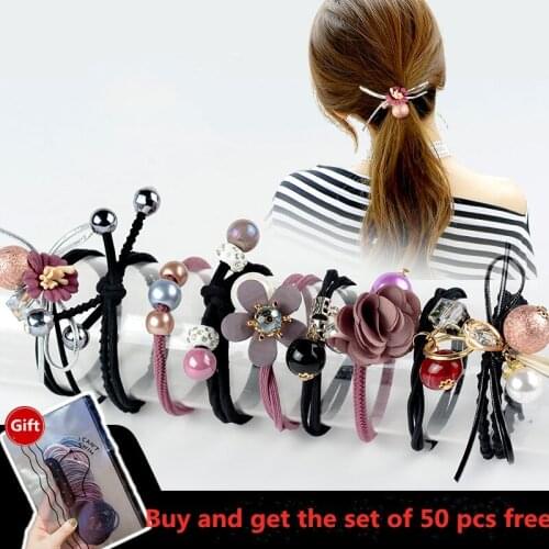 Hair Rope Hair Band Korean Version Cute Hair Rope Rubber Band Female Hair Rope Adult Hair Rope Headdress Tied Hair Rubber Band
