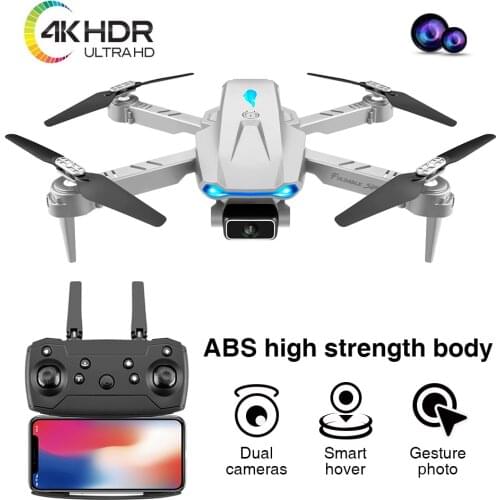 Foldable Mini Drone S89 Quadcopter 4K HD Dual Camera Height Maintainable wifi FPV Headless Mode Rc Helicopters Quadcopter