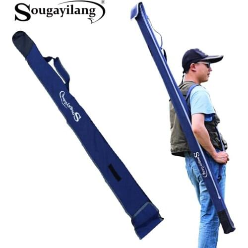 Sougayilang fishing bag Waterproof Carrier 160cm Fishing Rod Bag portable Fishing Gear Organizer Carp Fishing Bag Tackle tools