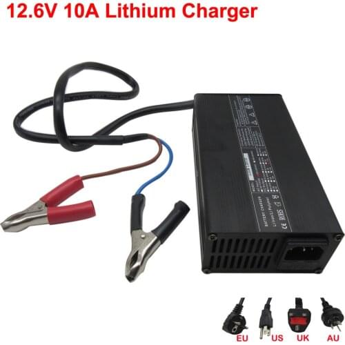 12.6V 10A Li-ion Fast Charger 12V 10A lithium Ebike Sightseeing car Charger XT60 XT90 XLR GX16 Connector