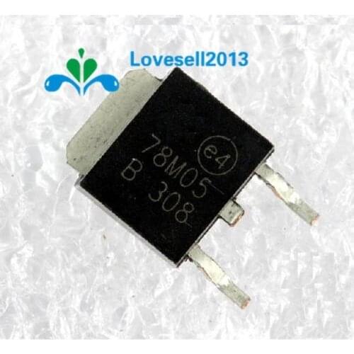 10PCS 78M05 L78M05 ST TO-252 SMD Voltage Regulator IC