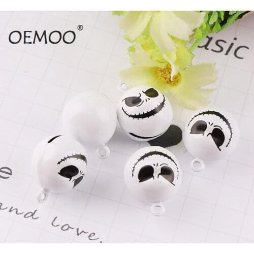 2pc Halloween School Metal Jingle Bells Loose Beads Festival Party Decoration/Christmas Tree Decorations/DIY Crafts Accessories