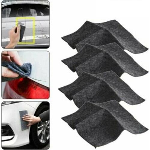 4Pcs Nano Car Scratch Repair Cloth Nano Sparkling Cloth Car Scratch Remover Cloth Scratch Car Accessories