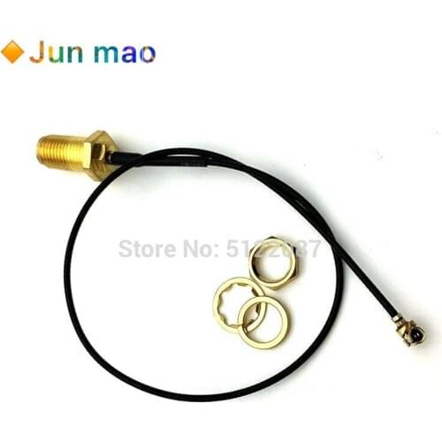5pcs SMA Connector Cable Female to uFL/u.FL/IPX/IPEX RF Connector Coax Adapter Assembly RG178 Pigtail Cable 1.13mm IPEX turn SMA