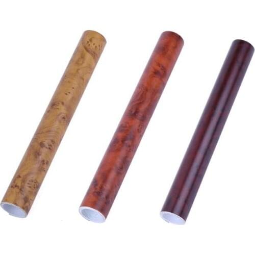 Car Interior Stickers Wood Grain Paste Mobile Phone Sticker 30x120cm Car-styling 5D carbon fiber sticker