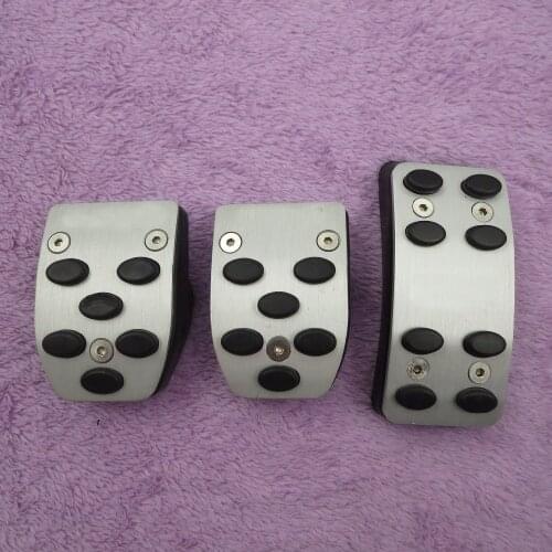 DEE Car Accessories For mazda3 mazda 3 MT Aluminum Alloy Brake Clutch Accelerator Pedal Pedale Pads Covers Stickers Styling