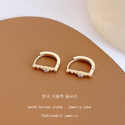 BANFU Women's Gold Earrings