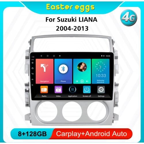 Eastereggs for Suzuki LIANA 2004 - 2013 9 inch 2.5D 2 Din Android 8.1 Navigation GPS Multimedia Player