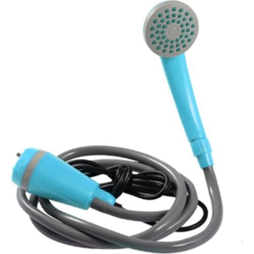 Portable Camping Shower Outdoor Camping Shower Pump Car Washer USB Rechargeable Shower Head for Camping Hiking Traveling
