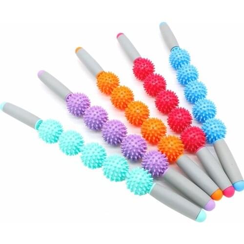 Hedgehog ball Mini Massage Device Pen Type eye care Electric Massager Facials Great Vibration Thin Massage Stick