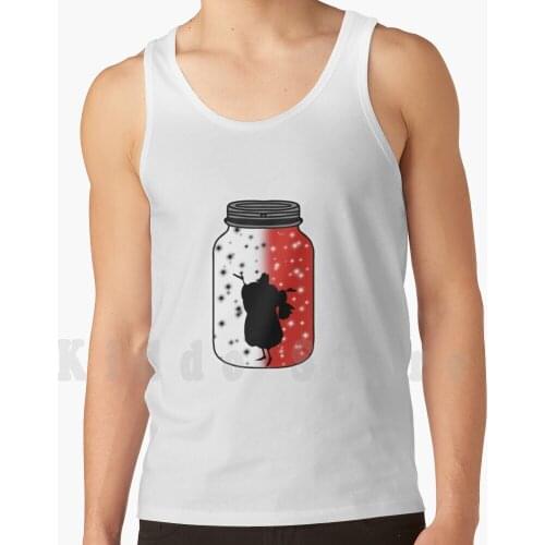 De Vil tank tops vest 100% Cotton Villains 101 Dalmatians Mason Jar