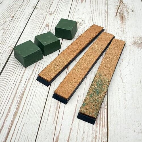 Leather article scissor polishing tool Leather set Honing Strop knife cutter cowhide Strop Polish belt grinding Sharpening wax