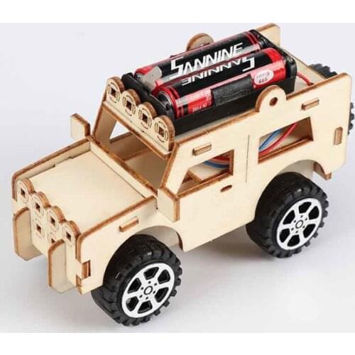 DIY Electric Car Model Kits Kids Teaching Students Children STEAM Scientific Experiment Vehicle Toys Educational Toy