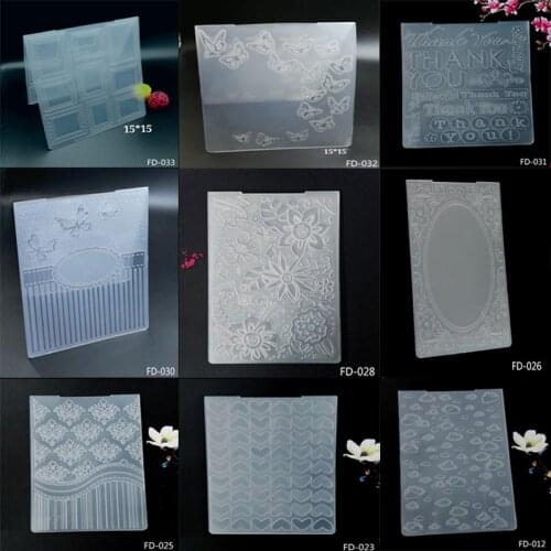 New 3D Scrapbook Circular Design DIY Paper Cutting Dies Scrapbooking Plastic Embossing Folder