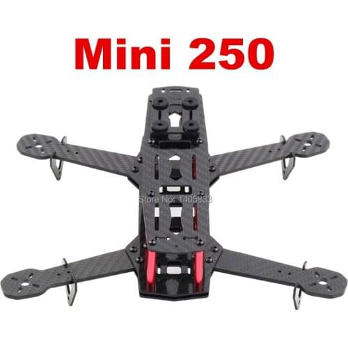 New QAV250 4-Axis Mini 250 FPV RC Quadcopter Multirotor Frame Kit 3K CF Carbon Fiber & Glass Fiber for you choose