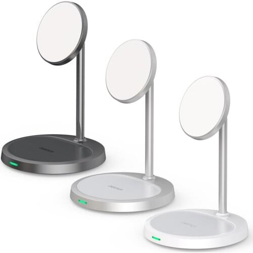The new two-in-one wireless charger is suitable for iPhone12 magnetic wireless charger desktop wireless charger