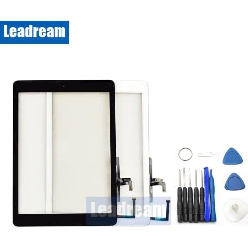 Original for iPad 5 2017 A1822 A1823 Touch Screen Glass Panel Digitizer with Home Button