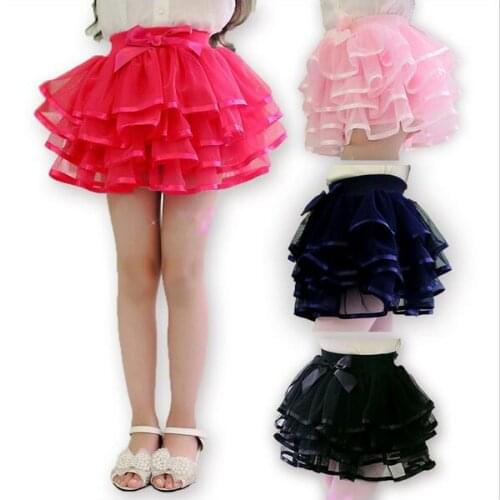 2-10T kids girl star glitter dance tutu skirt sequin with 3 layer tulle toddler girl chiffon pettiskirt