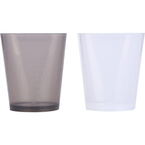 Plastic Measuring Cup for Barber Hair Coloring Mixing Bowl for Hair Dyeing Coloring Salon Tool