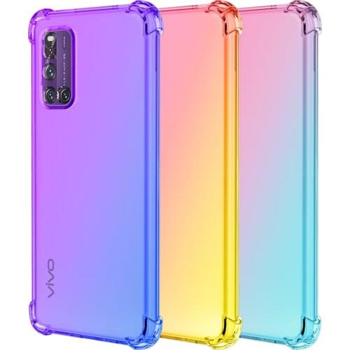 Shockproof Case For Vivo Y50 V19 IQOO NEO 3 Z6 S6 Y11 V17 S1 S5 X30 X50 Pro Silicone Cover Y5S Y9S Y7S Y19 Y15 Y12 Y70S Z5X New