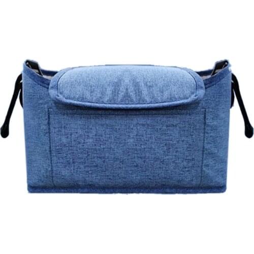 54DA Multi-pocket Baby Stroller Organizer Bag Waterproof Baby Stuff Nappy Cup Holder Carriage Pram Cart Bottle Bag