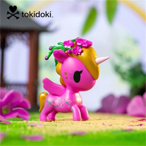 Tokidoki Blind Box Fashion Doll Unicorno Flower Power Peony Rosa Plum Blossom Tullp Water Lily Onchid Model Anime Figure Collect