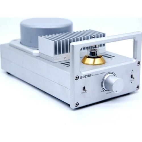 TZT 407-050 BRZHIFI Bluetooth Tube Amplifier 2x40W Hifi Power Amp Assembled 6H3 Tube + STK407-050