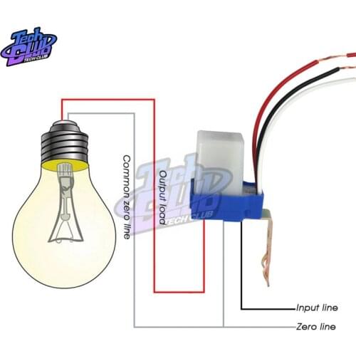 AC 220V DC 12V 24V Smart Switch Automatic Auto On Off Photocell Street Light Switch 10A Photoswitch Sensor Control Light Switch