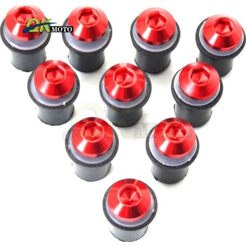 Motorcycle Windscreen Bolt Screw 5mm CNC Aluminum Screw Kit For Suzuki GSXR 600 750 1000 K1 K2 K3 K4 K5 K6 K7 K8 K9 K11 Fastener