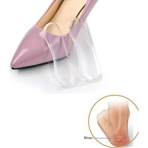 1 Pair Insert Silicone Gel Women Heel Inserts protector Foot feet Care Shoe Insert Pads Insole Cushion Feet Care Accessories