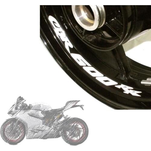 High quality motorcycle wheel decals waterproof Reflective stickers rim stripes For HONDA CBR600RR CBR 600RR CB R600RR