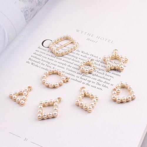 Japan And South Korea Popular Geometric Jewelry Accessories Simple Hanging Ornaments Earring Hollow Alloy