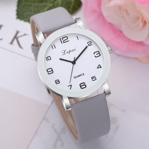 Woman Watch Fashion Simple White Quartz Wrist watches Sport Leather Band Casual Ladies Clocks Women Reloj Mujer orologio donna