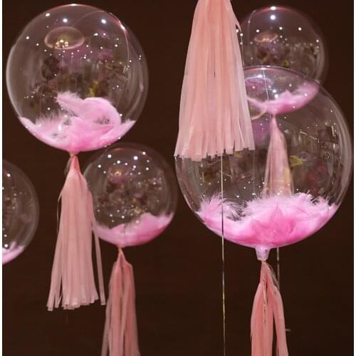 10pcs Transparent Bobo Balloons Marriage Wedding Birthday Party Baby Shower Decorations Clear Helium Balloons 18/20inch